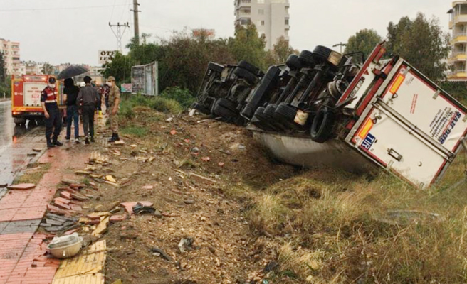 Erdemli’de trafik kazası